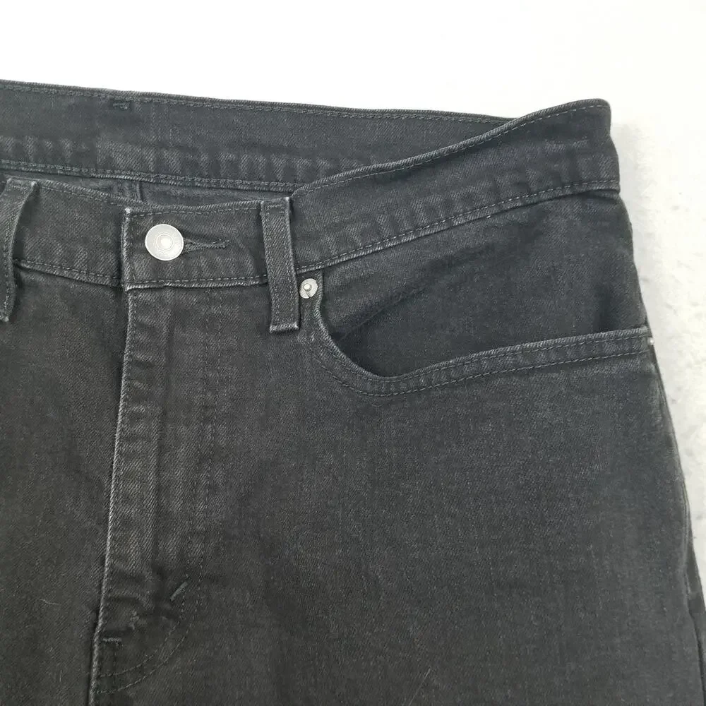 Levis 559 Jeans Mens‎ 34x30 Black Straight Leg Denim Mid Rise Casual Pants